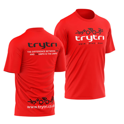 Red TryTri T-shirt