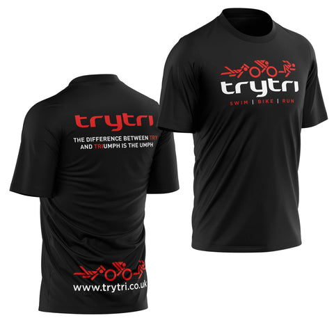 Black TryTri T-shirt